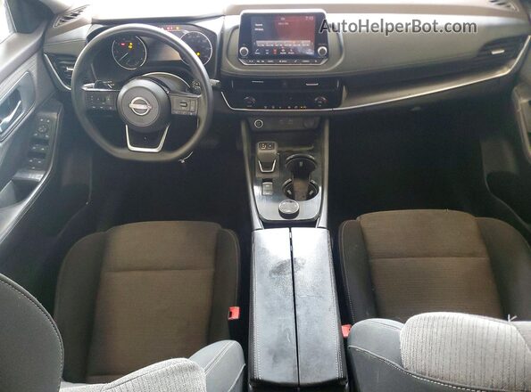 5N1BT3BB4NC692555 2022 NISSAN ROGUE Black Widok zestawu wskaźników