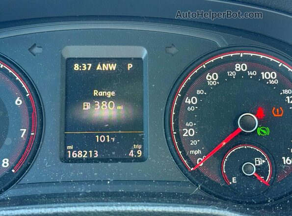 1VWMA7A33NC005566 2022 VOLKSWAGEN PASSAT Blue Instrument cluster view