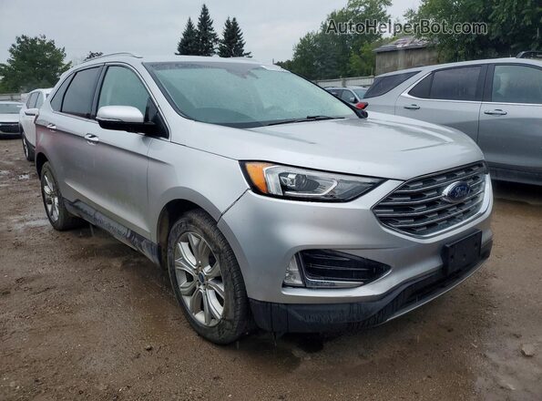 2FMPK4K94KBB53327 2019 FORD EDGE Silver Vista frontal