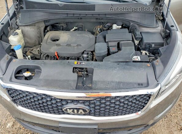 5XYPGDA33HG204467 2017 KIA SORENTO Gray VIN კოდის სტიკერის ხედი