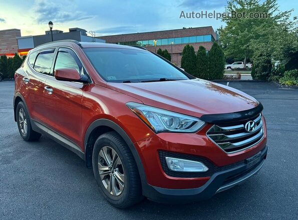 5XYZUDLB5GG377024 2016 HYUNDAI SANTA FE Red Вид спереду