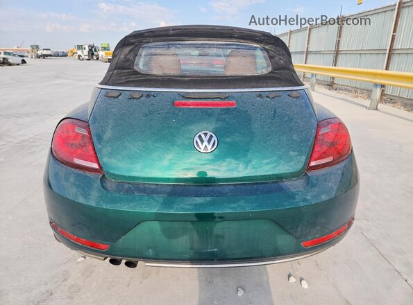 3VW517AT3HM816369 2017 VOLKSWAGEN BEETLE Зеленый Вид салона спереди
