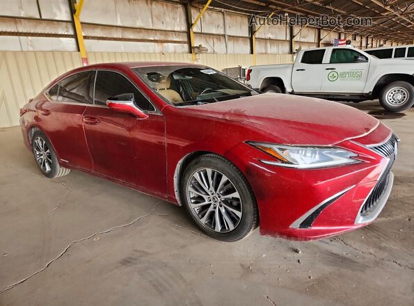 JTHB21B19K2002981 2019 LEXUS ES Maroon Вид спереду
