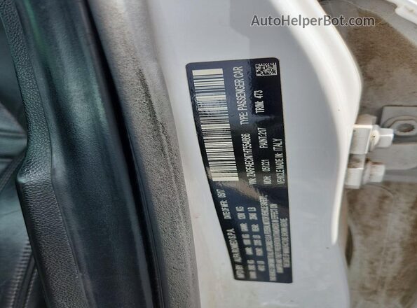 ZARFAECN7H7554866 2017 ALFA ROMEO GIULIA White VIN კოდის სტიკერის ხედი