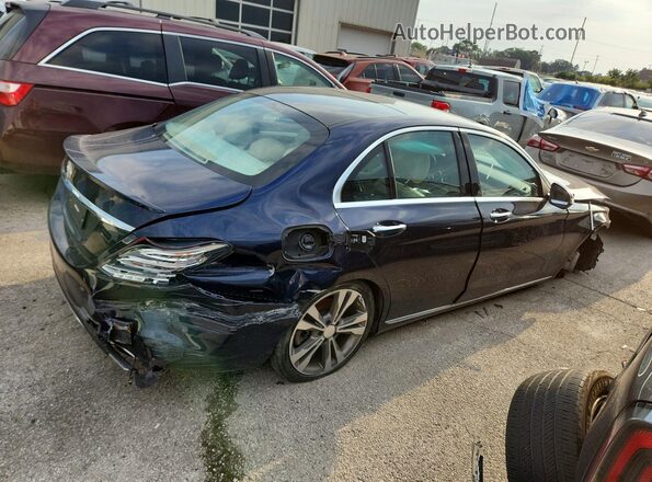 55SWF4JB9GU149887 2016 MERCEDES-BENZ C-CLASS Blue Przód prawy