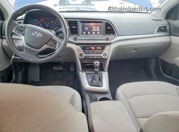 5NPD84LF3HH063559 2017 HYUNDAI ELANTRA Blue Vista del cuadro de instrumentos