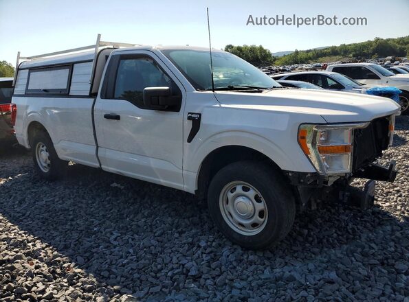 1FTMF1CB1MKE68719 2021 FORD F150 White Widok z przodu