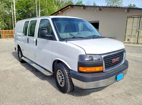 1GTW7AFF9H1122384 2017 GMC SAVANA White Задня ліва чверть