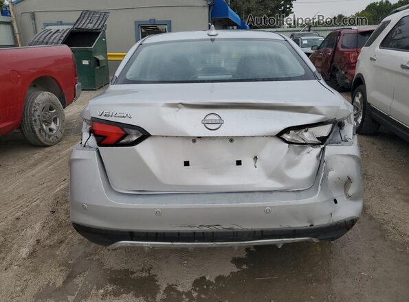 3N1CN8EV3SL826058 2025 NISSAN VERSA Silver Widok naklejki z numerem VIN