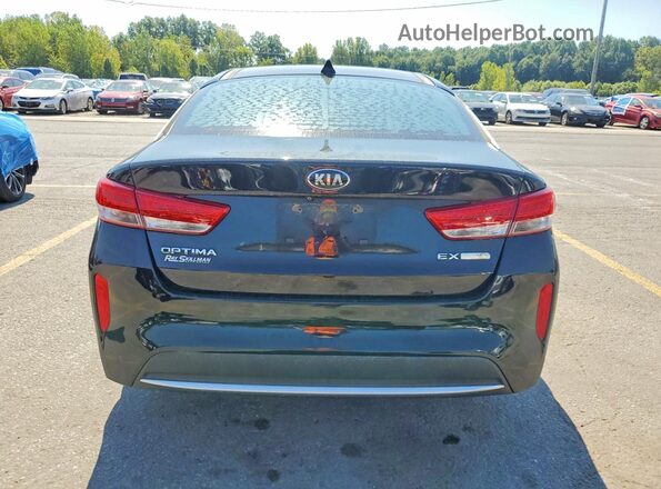 KNAGU4LC7H5007992 2017 KIA OPTIMA Black Widok wnętrza z przodu