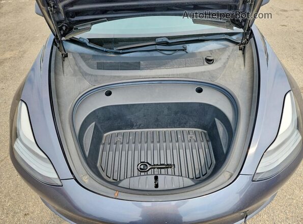 5YJ3E1EB0MF975071 2021 TESLA MODEL Серый Вид подкапотного пространства