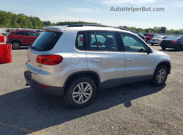 WVGBV7AX4GW555132 2016 VOLKSWAGEN TIGUAN Серебряный Передняя правая четверть