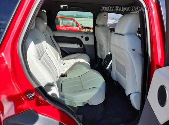 SALWR2PF6GA592328 2016 LAND ROVER RANGE Maroon Vista interior trasera