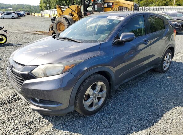 3CZRU5H5XGM719153 2016 HONDA HR-V Gray Trasero izquierdo