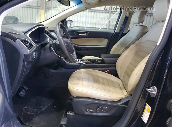 2FMPK3J99HBB25429 2017 FORD EDGE Черный Вид панели приборов