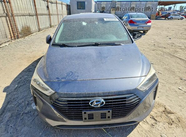 KMHC65LC8HU050336 2017 HYUNDAI IONIQ Gray Widok z tyłu