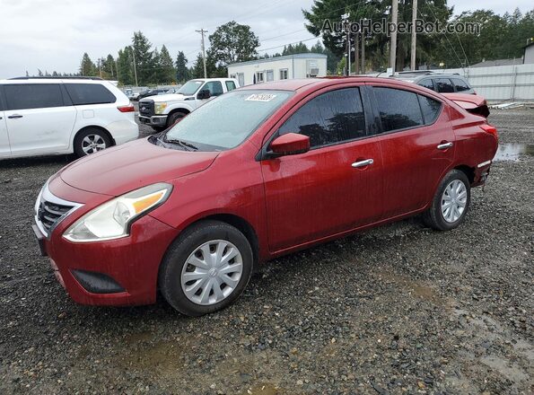 3N1CN7AP1KL879486 2019 NISSAN VERSA Red Задня ліва чверть