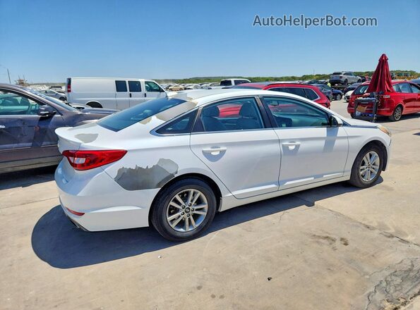 5NPE24AFXGH375823 2016 HYUNDAI SONATA White Przód prawy