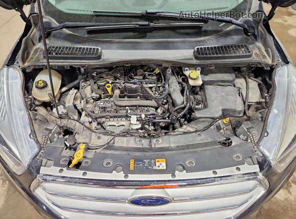 1FMCU9HD5KUB71444 2019 FORD ESCAPE Charcoal Вид наклейки з VIN-кодом