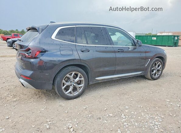 5UX43DP03P9P37798 2023 BMW X3 Charcoal Przód prawy