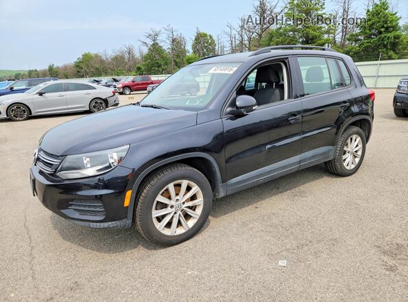 WVGBV7AX0HK049354 2017 VOLKSWAGEN TIGUAN Black Rear left