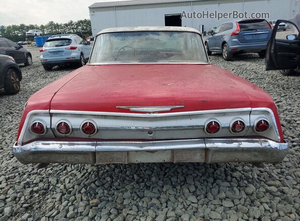 21839T276411 1962 CHEVROLET IMPALA Red Вид ззаду