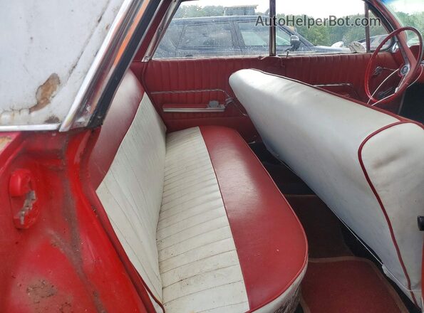 21839T276411 1962 CHEVROLET IMPALA Red Вид задніх сидінь