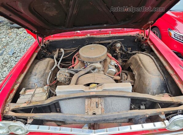 21839T276411 1962 CHEVROLET IMPALA Red Вид задньої частини салону
