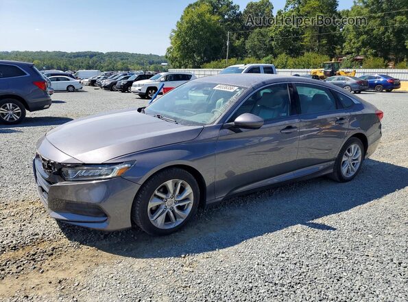 1HGCV1F1XKA087117 2019 HONDA ACCORD Gray უკანა მარცხენა