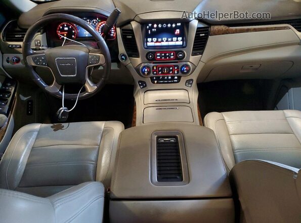 1GKS2HKJXGR126772 2016 GMC YUKON Желто-коричневый Вид щитка приборов