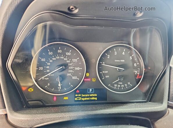 WBXHT3C32GP883105 2016 BMW X1 Blue Вид задніх сидінь