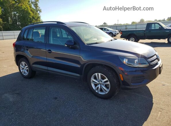 WVGBV7AX0GW601152 2016 VOLKSWAGEN TIGUAN Blue წინა ხედი