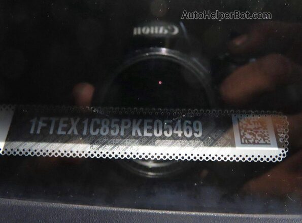 1FTEX1C85PKE05469 2023 FORD F150 Белый Вид задней части салона