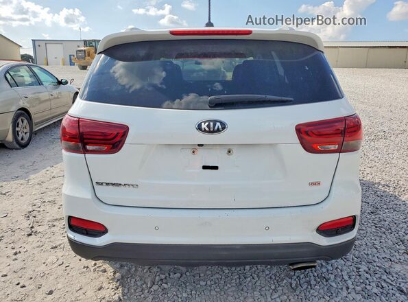 5XYPG4A39LG706196 2020 KIA SORENTO Белый Вид салона спереди