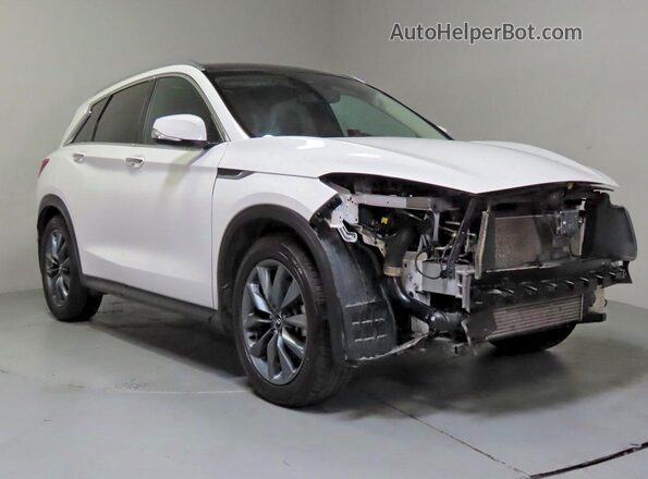 3PCAJ5M32KF132328 2019 INFINITI QX50 White Tył lewy