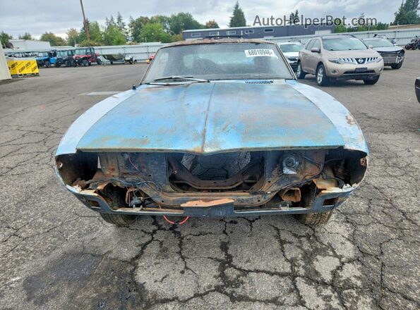223377U108487 1967 PONTIAC FIREBIRD Blue წინა ხედი