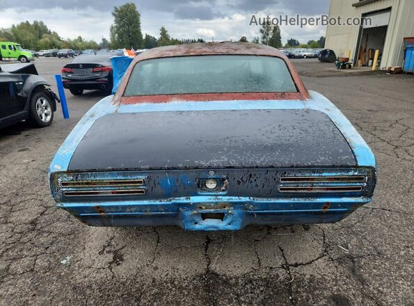 223377U108487 1967 PONTIAC FIREBIRD Blue უკანა ხედი
