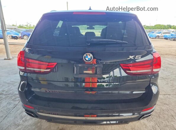 5UXKT0C39H0V96628 2017 BMW X5 Черный Вид салона спереди