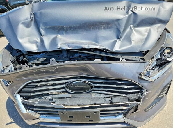 5NPE34AF4JH649232 2018 HYUNDAI SONATA Gray Widok komory silnika