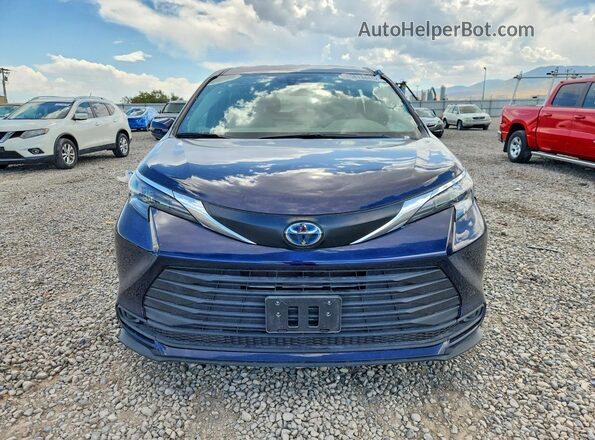 5TDKSKFCXSS180166 2025 TOYOTA SIENNA Blue Vista trasera
