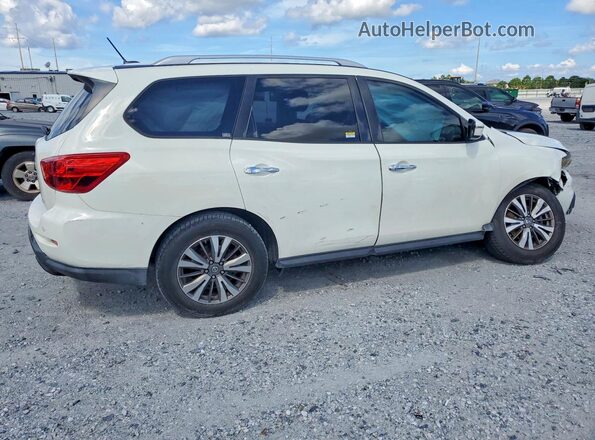 5N1DR2MN8HC654484 2017 NISSAN PATHFINDER Белый Передняя правая четверть