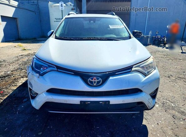 JTMDJREV8JD155350 2018 TOYOTA RAV4 White Вид ззаду