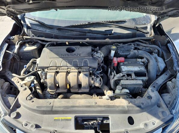 3N1AB7AP3GL648824 2016 NISSAN SENTRA Black Vista del compartimento del motor