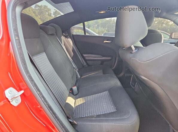 2C3CDXHG5NH161107 2022 DODGE CHARGER Red Rear interior view