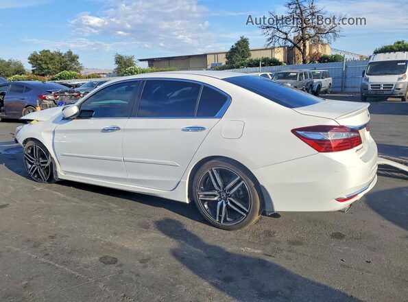 1HGCR2F55GA144490 2016 HONDA ACCORD White Tył prawy
