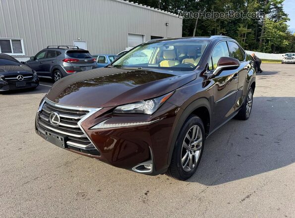 JTJBARBZ9G2081923 2016 LEXUS NX Maroon უკანა მარცხენა