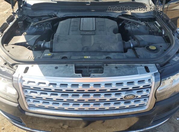 SALGS2PF7GA285582 2016 LAND ROVER RANGE ROVER Blue Vista de la etiqueta del VIN