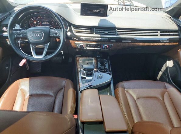 WA1VAAF70JD018449 2018 AUDI Q7 Black Սարքավորումների վահանակի տեսք