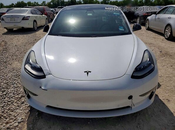5YJ3E1EA5MF853720 2021 TESLA MODEL 3 Белый Вид сзади