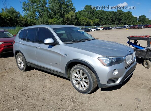 5UXWX9C5XG0D87752 2016 BMW X3 Silver Вид спереду